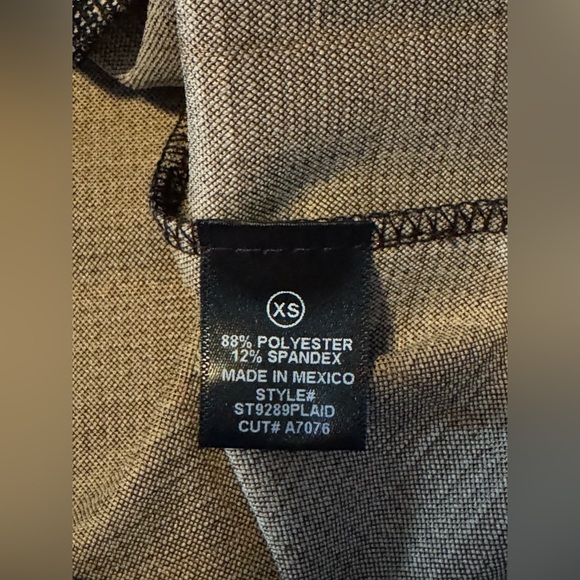 Fashion Nova Office Romance Plaid Vest Pant Set - Black/combo - Picture 9 of 15